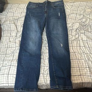 Blue jeans, straight fit